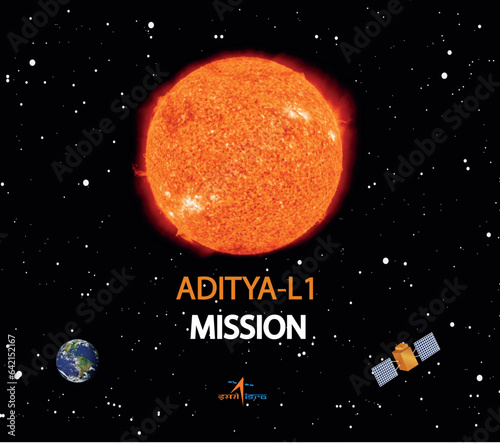India’s first mission to study the sun. Aditya L1 solar mission | ISRO | Illustration

