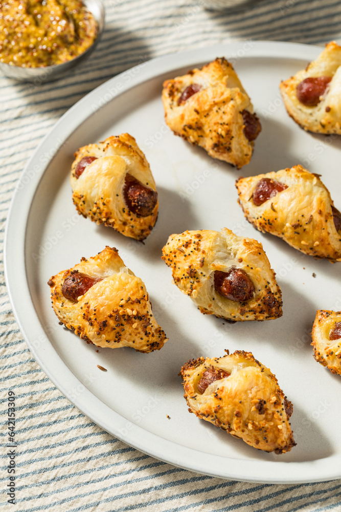 Homemade Pig in a Blanket Hot Dog Homemade Pig in a Blanket Hot Dog