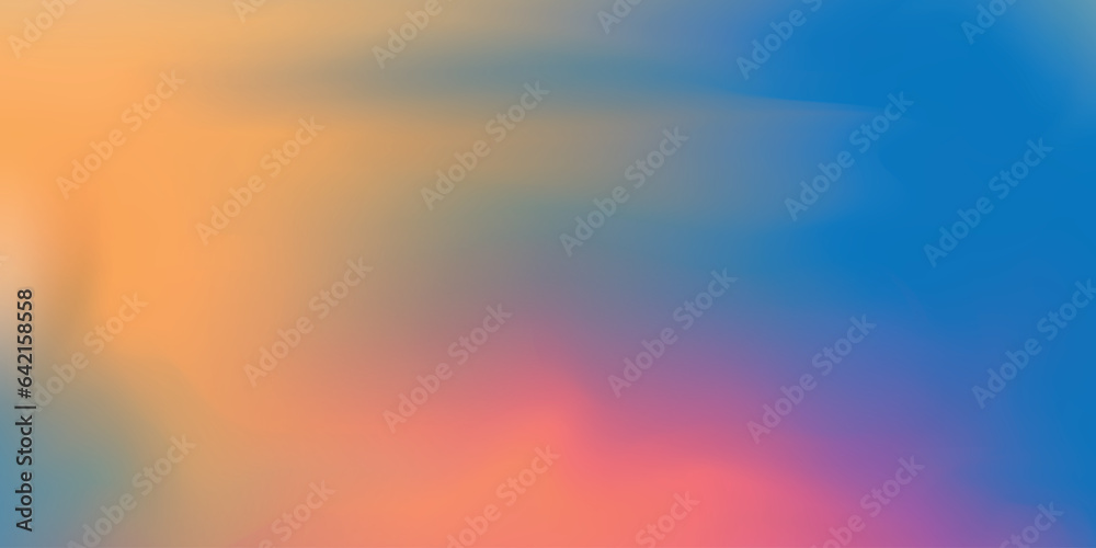 Mixing of green, pink ,magenta, blue, orange and purple abstract color gradient background grainy texture effect web banner header poster design. Desgin for your business.