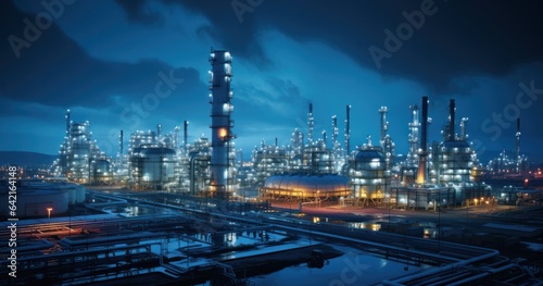 factory, background, construction industry, pipeline, construction, industry, artificial, industrial building, building, manufacture. background image is construction industry building on night sky.
