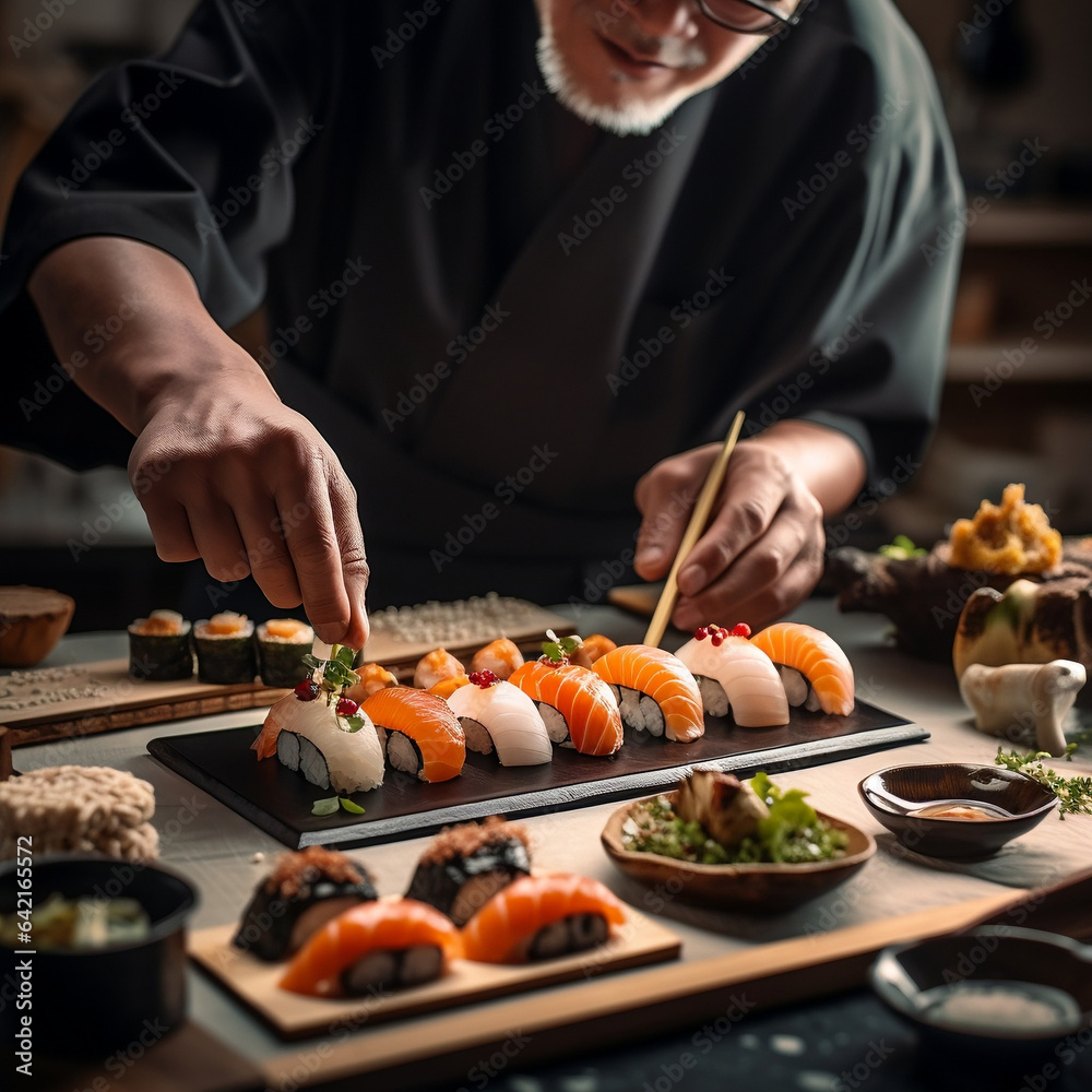 Szef kuchni sushi w akcji: jak przygotować rolki i nigiri w profesjonalnej kuchni
