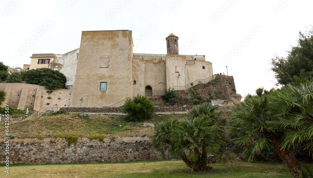 Medieval castle in Castelsardo Sardinia 