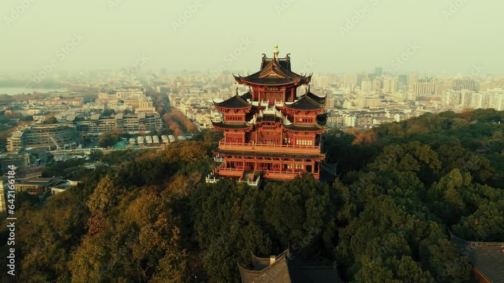 Hangzhou Chenghuang pavilion Hangzhou Chenghuang pavilion