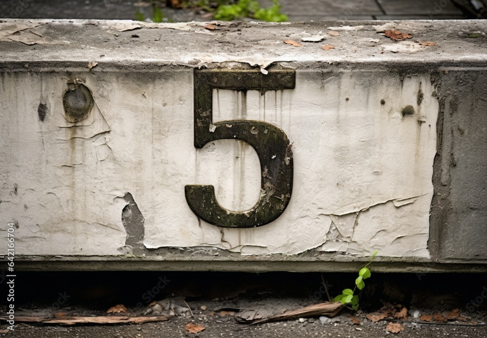 Number 5 On A Building