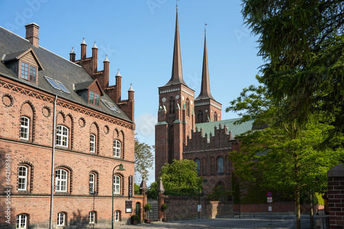 Dom der Stadt Roskilde in Dänemark photo