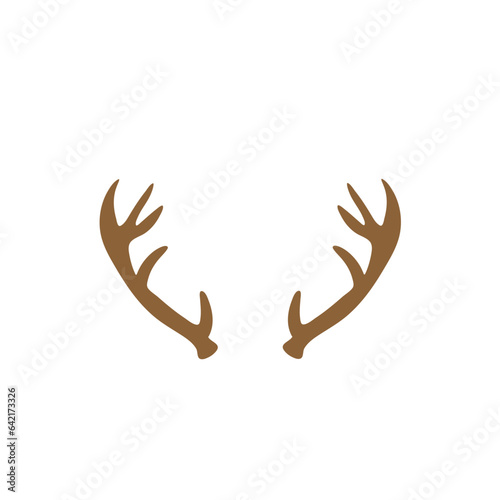 Hand drawn Deer antler illustration design vector