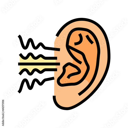 noise reduction audiologist doctor color icon vector. noise reduction audiologist doctor sign. isolated symbol illustration
