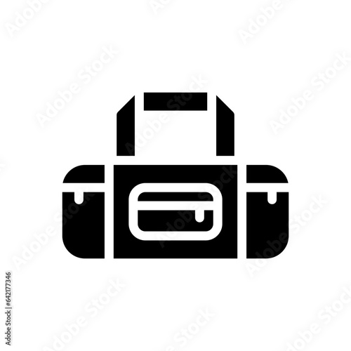 duffle bag glyph icon