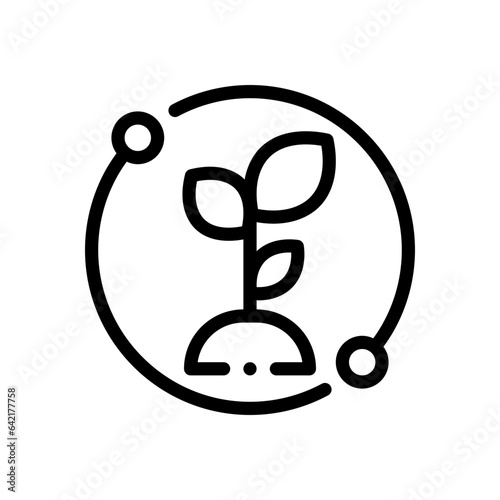 agronomy line icon