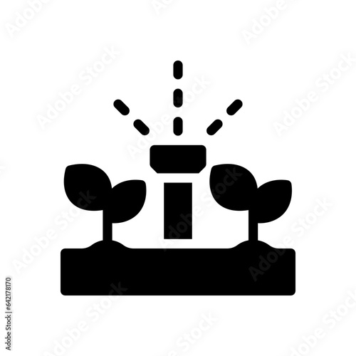sprinkler glyph icon