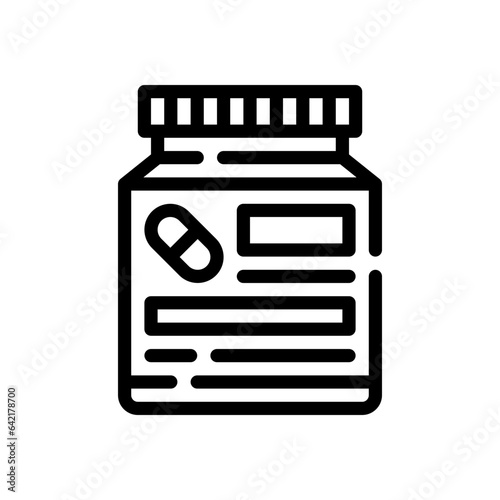medicines line icon