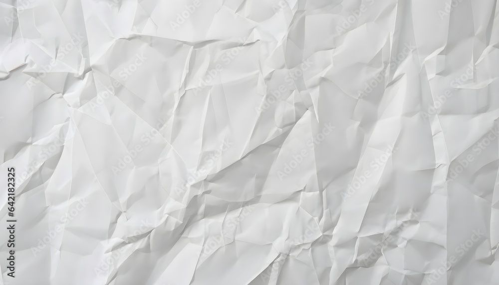 Fototapeta premium white crumpled paper