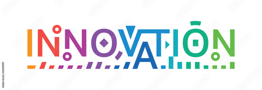 innovation logo on white background. innovation concept innovation logo on white background. innovation concept