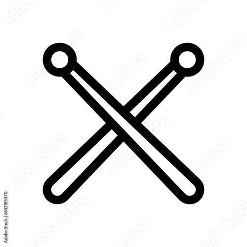 drumstick line icon