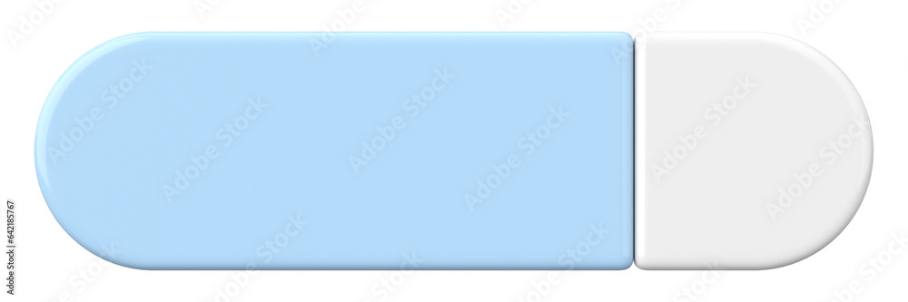 3D button. Empty button. 3D illustration. 3D button. Empty button. 3D illustration.