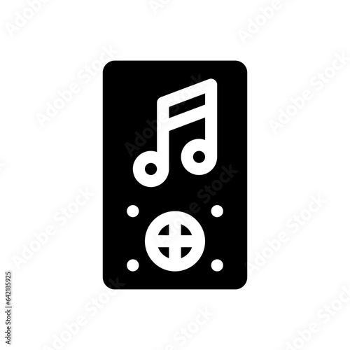 mp3 glyph icon