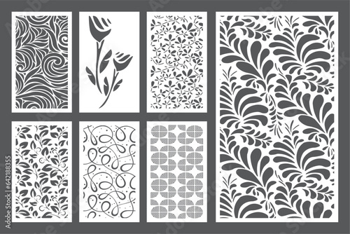 Laser and Cnc Decorative Wall panels set.