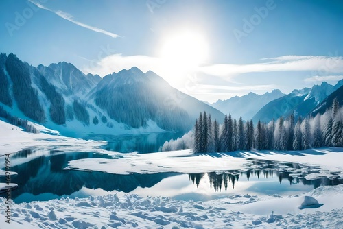 Amazing winter landscape  