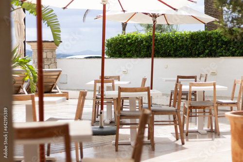 Wallpaper Mural Interior view of dining hall of restaurant at beach resort and spa in Spain Torontodigital.ca