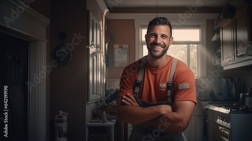 Professional plumber is wor...