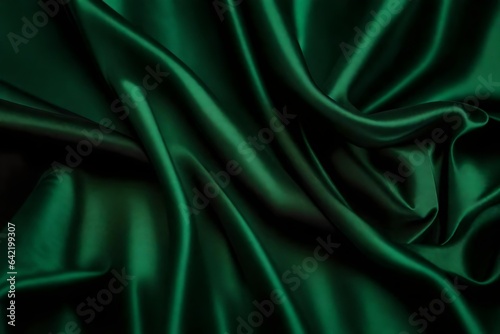 green silk background