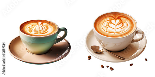 cappuccino cup transparent background