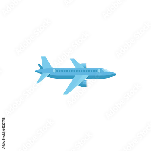 Airplane vector illustration, airplane flat icon