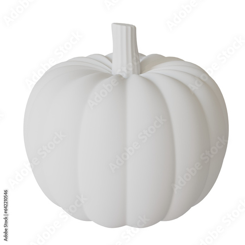 3D White Pumpkin photo