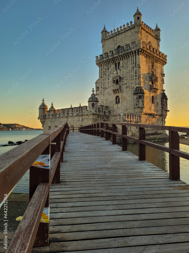 belem tower of the portuguese city of lisbon