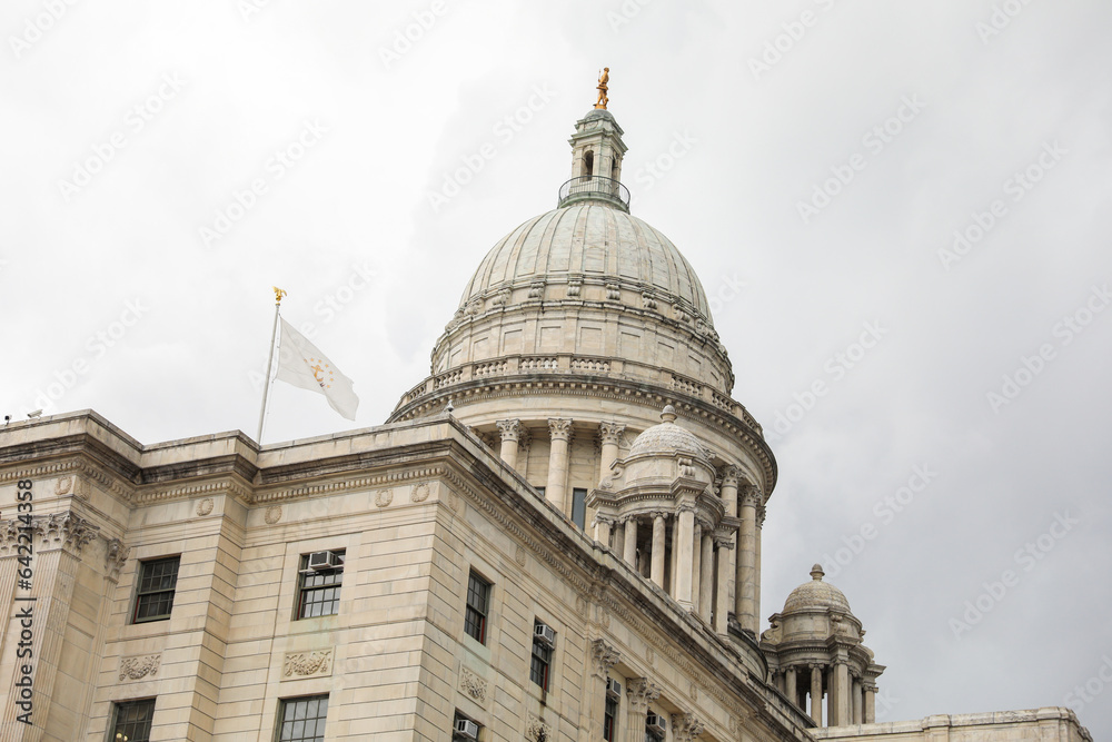 Fototapeta premium Capitol Building with majestic dome symbolizing government power and democracy