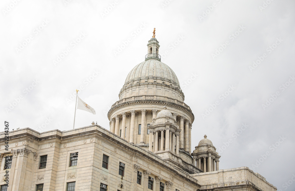 Obraz premium Capitol Building with majestic dome symbolizing government power and democracy