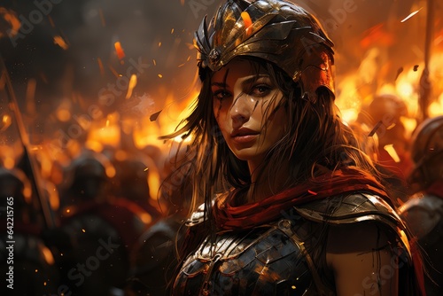 Sparta's Mightiest: Chronicles of Bravery, Camaraderie, and Victory Among Spartan Warriors Woman