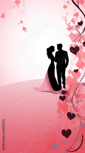 stylish advertising background for a wedding - stock concepts