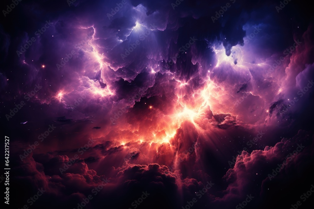 Electrifying Enigma: Exploring the Phenomenon of Purple Lightning in the Night Sky