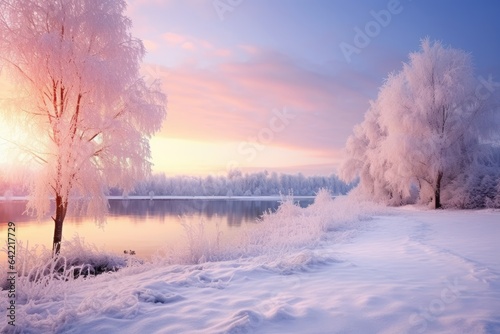Beautiful Winter landscape - stock concepts