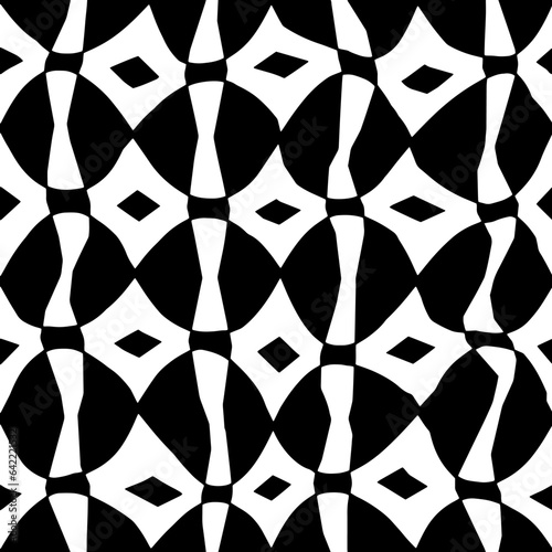 White background with black pattern.Repeat Pattern for fashion, textile design,  on wall paper, wrapping paper, fabrics and home decor. Seamless pattern in grunge style.