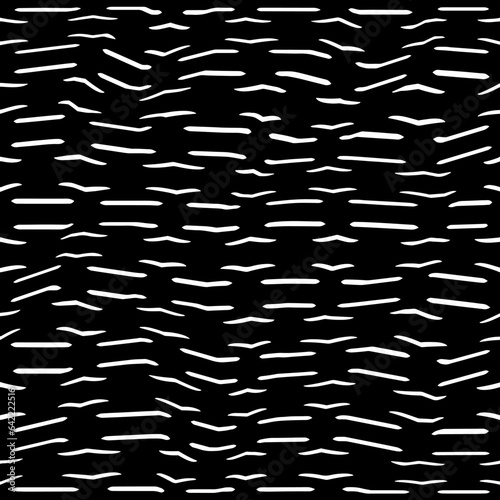 White background with black pattern.Repeat Pattern for fashion, textile design,  on wall paper, wrapping paper, fabrics and home decor. Seamless pattern in grunge style.