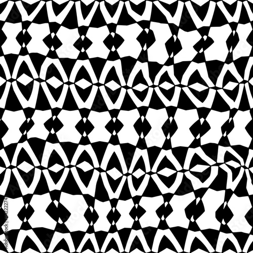 White background with black pattern.Repeat Pattern for fashion, textile design,  on wall paper, wrapping paper, fabrics and home decor. Seamless pattern in grunge style.