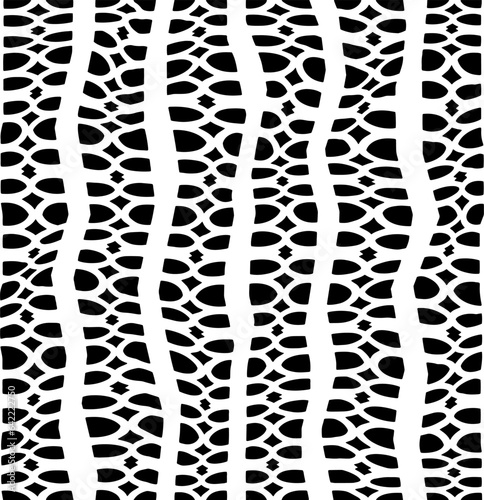 White background with black pattern.Repeat Pattern for fashion, textile design,  on wall paper, wrapping paper, fabrics and home decor. Seamless pattern in grunge style.