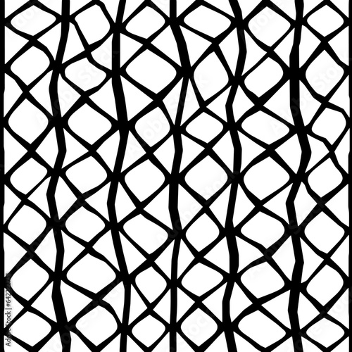White background with black pattern.Repeat Pattern for fashion, textile design,  on wall paper, wrapping paper, fabrics and home decor. Seamless pattern in grunge style.