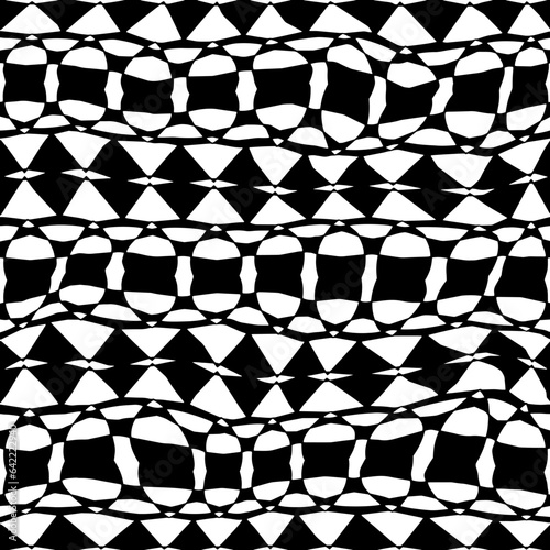 White background with black pattern.Repeat Pattern for fashion, textile design,  on wall paper, wrapping paper, fabrics and home decor. Seamless pattern in grunge style.