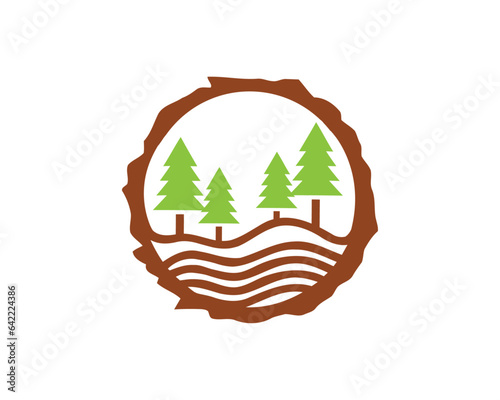 wood tree repair logo