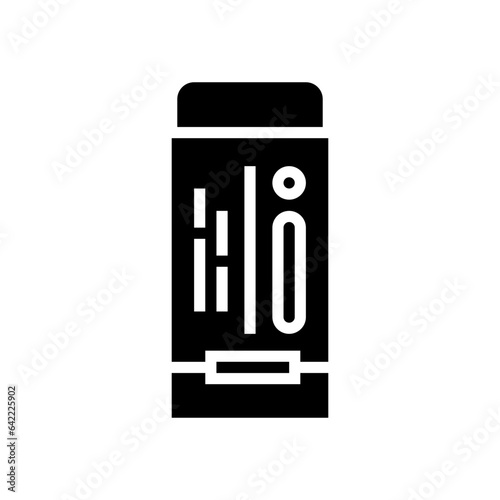 drafting eraser architectural drafter glyph icon vector. drafting eraser architectural drafter sign. isolated symbol illustration