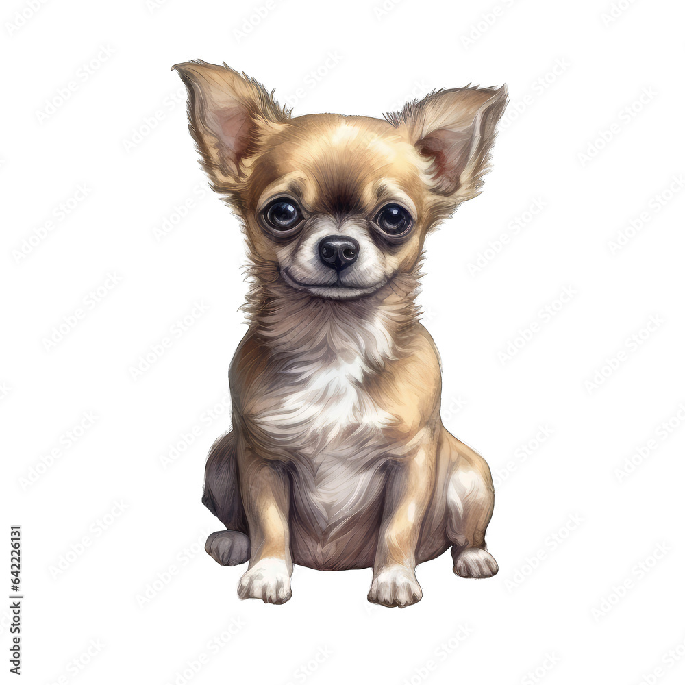 Chihuahua Charm: Adorable Puppy Portrait Chihuahua Charm: Adorable Puppy Portrait