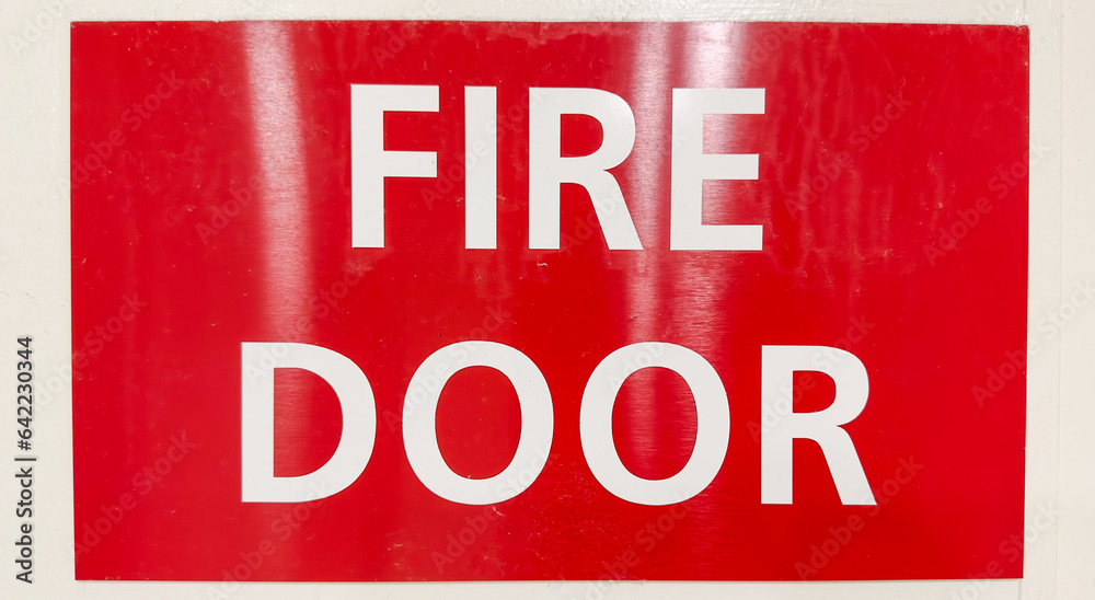 fire department sign guides the way to the fire exit, a vital symbol of safety, escape, and emergency preparedness