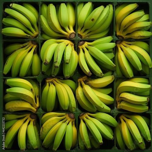 A functional high-definition pattern capturing a picture of a fresh, colorful, and juicy BANANAS, showcasing its natural beauty and deliciousness.
