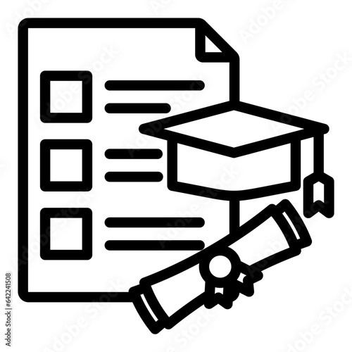 Graduation Requirements Outline Icon