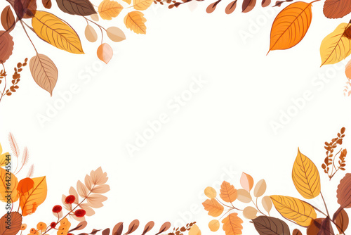 Captivating Autumn Illustration: Embracing the Fall Vibes. Generative AI