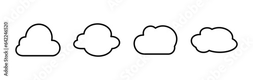Cloud icon vector. cloud data. cloud services