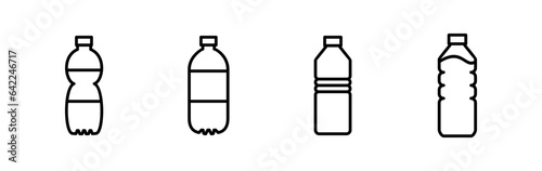 bottle icon vector. bottle icon in trendy flat design